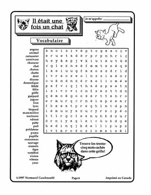 Il était une fois un chat 4e à 6e année