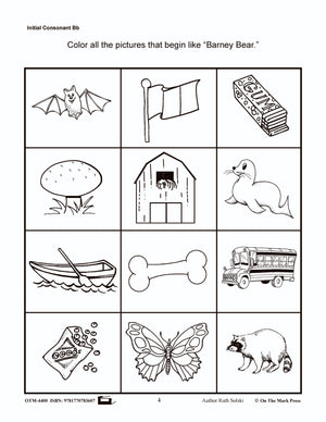 Initial Consonant Letter "B" Lesson # 7 Kindergarten - Grade 1 Lesson Plan