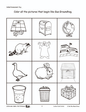 Initial Consonant Letter "G" Lesson # 5 Kindergarten - Grade 1 Lesson Plan