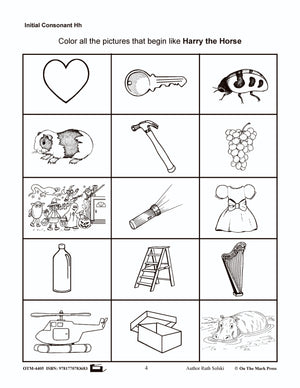 Initial Consonant Letter "H" Lesson # 14 Kindergarten - Grade 1 Lesson Plan