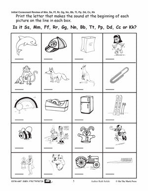Initial Consonant Letter "K" Lesson # 12 Kindergarten - Grade 1 Lesson Plan