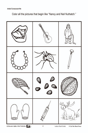 Initial Consonant Letter "N" Lesson # 6 Kindergarten - Grade 1 Lesson Plan