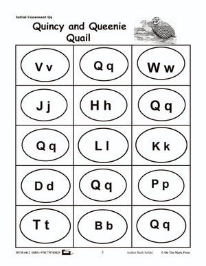 Initial Consonant Letter "Q" Lesson # 18 Kindergarten - Grade 1 Lesson Plan
