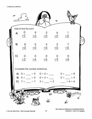 L'addition/Addition A French and English Workbook Grades 1-3