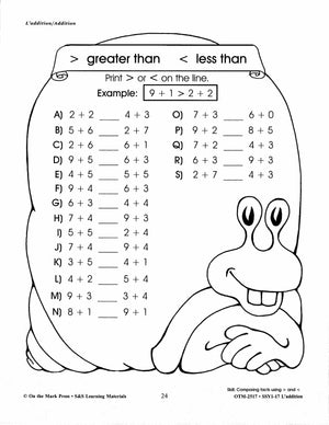 L'addition/Addition A French and English Workbook Grades 1-3