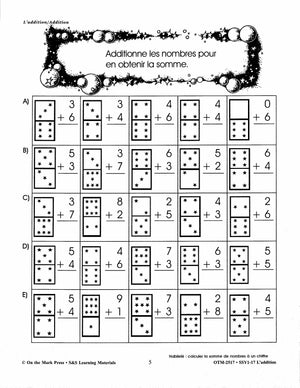 L'addition/Addition A French and English Workbook Grades 1-3