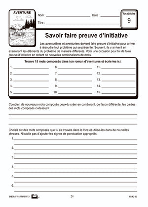 La littéracie par le mystère et l'aventure : Activités de vocabulaire 4e à 6e année