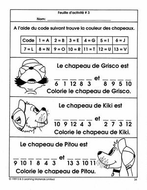Les couleurs 1e à 3e année