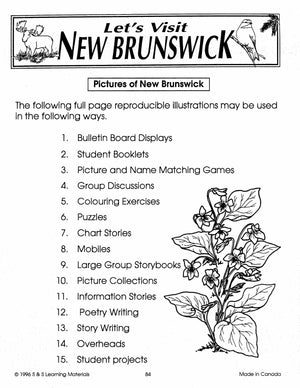 Let's Visit New Brunswick Grades 2-4