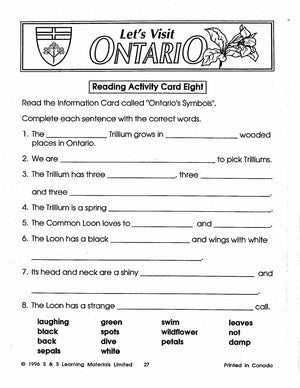 Let's Visit Canada - A Complete 13 Book Set