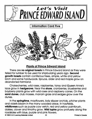 Let's Visit Prince Edward Island Grades 2-4