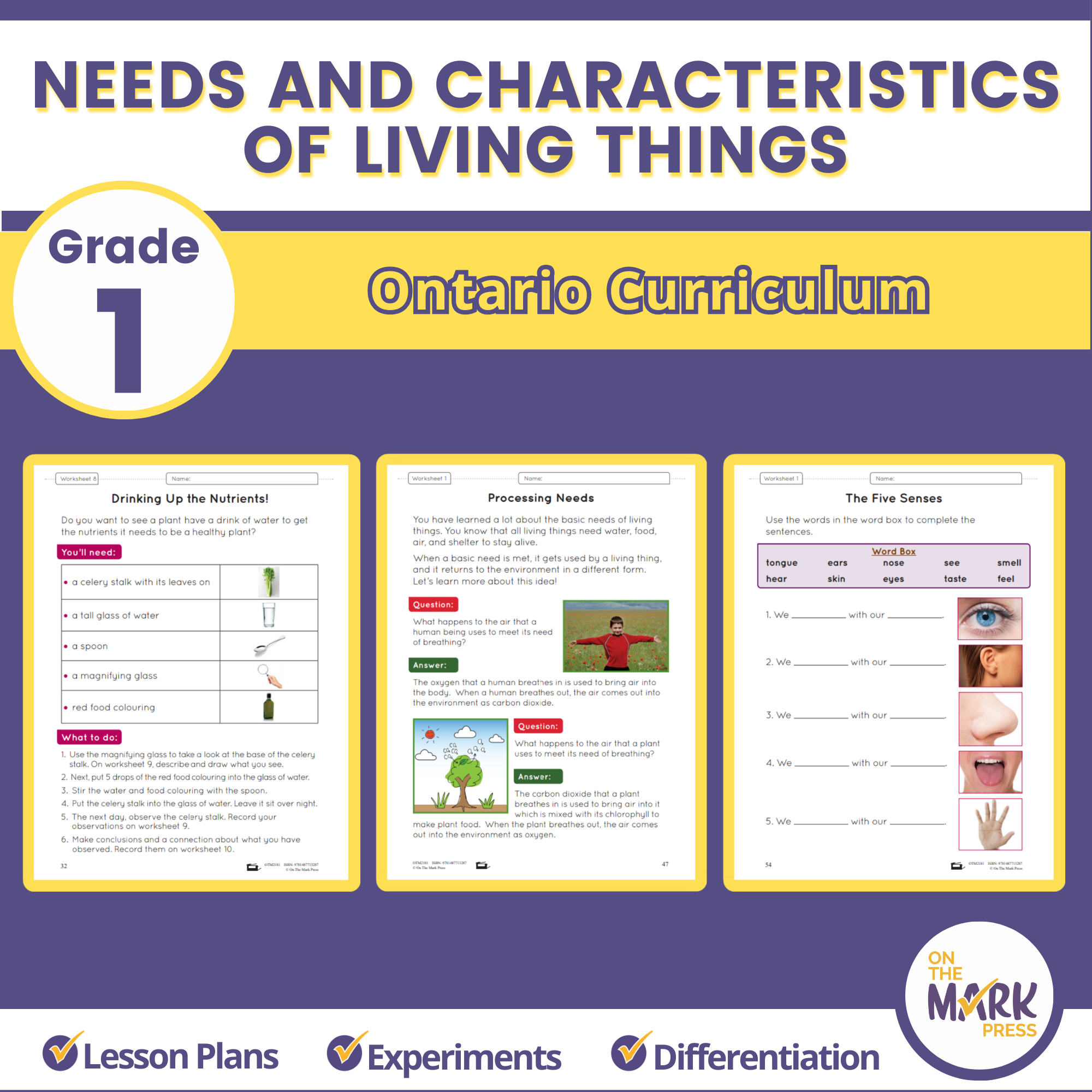Life Systems Needs And Characteristics Of Living Things Ontario Grade Life systems needs and characteristics of living things ontario grade
