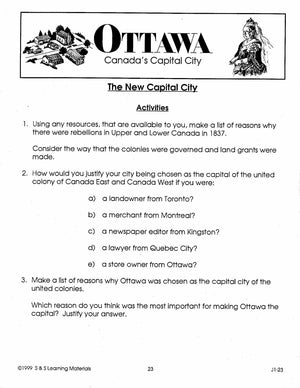 Ottawa - Canada's Capital City Grades 4-6
