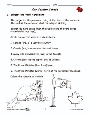 Our Country Canada Reading Lesson Gr. 2