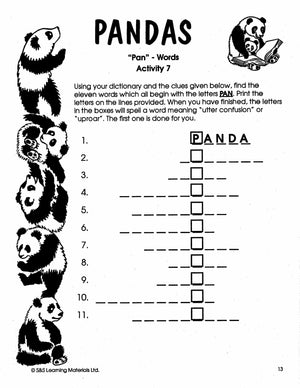 Pandas, Polar Bears & Penquins Grades 4-6