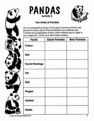 Pandas, Polar Bears & Penquins Grades 4-6
