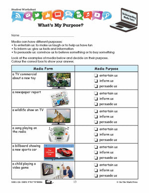 Purpose & Audience Gr. 2-3 E-Lesson Plan