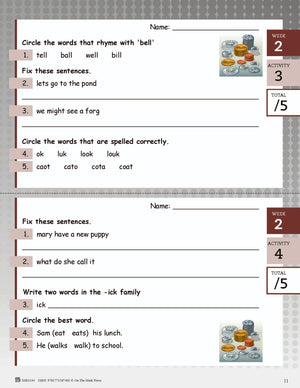Canadian Language Activities Split Grades 1/2 $avings Bundle!