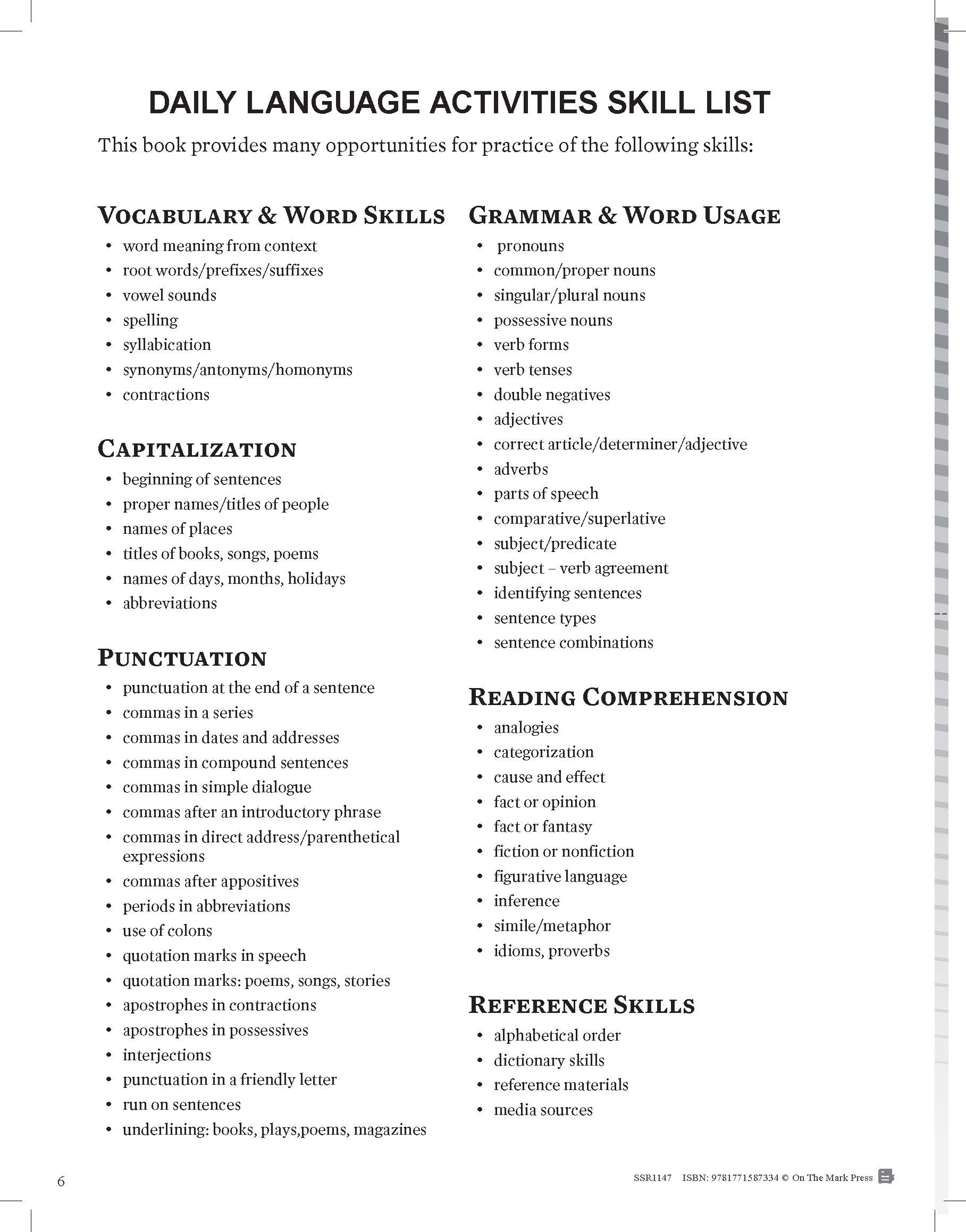 Canadian Language Activities Split Grades 4/5 $avings Bundle!
