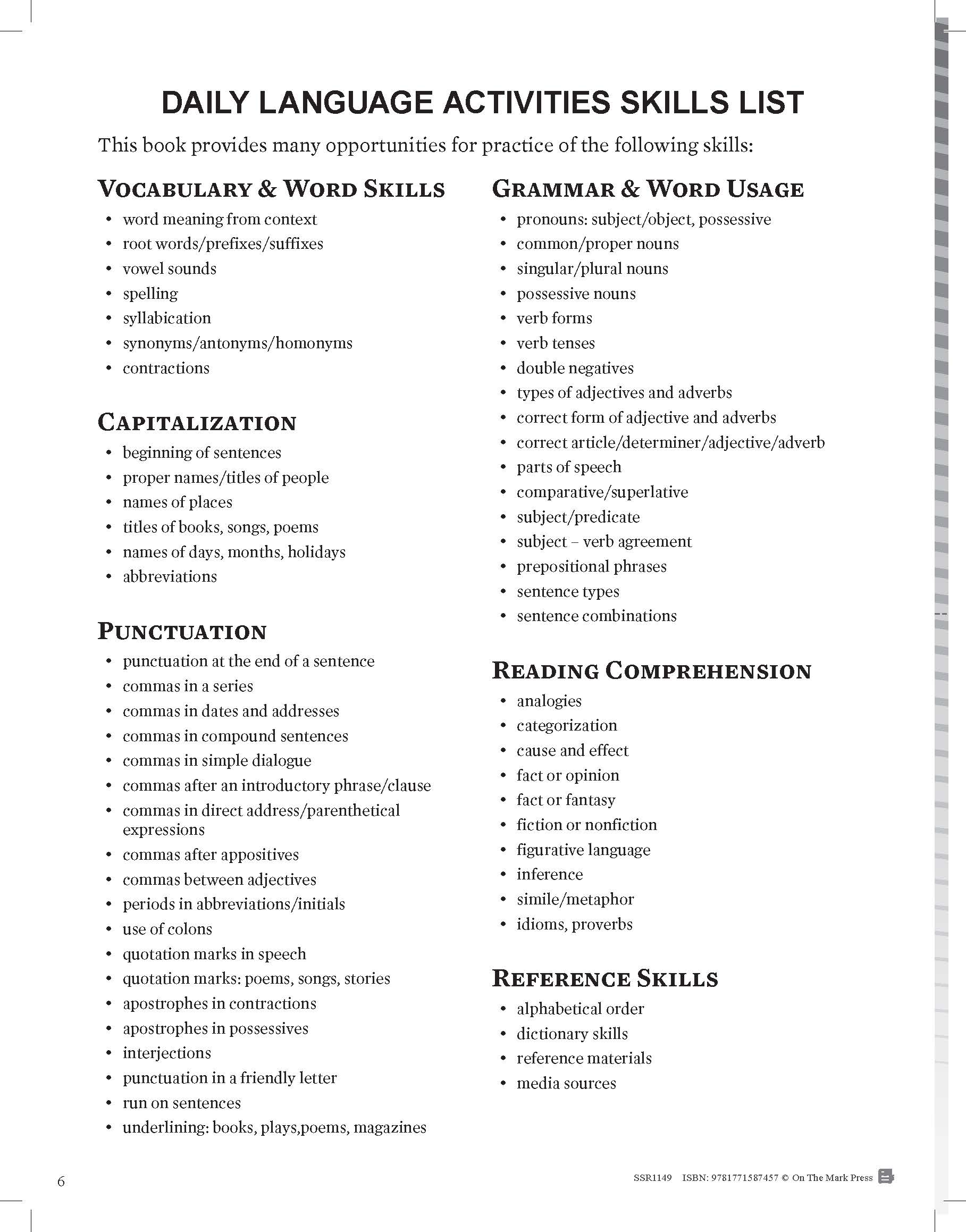 Canadian Language Activities Split Grades 6/7 $avings Bundle!