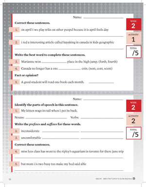 Canadian Language Activities Split Grades 5/6 $avings Bundle!