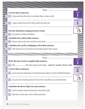Canadian Language Activities Split Grades 6/7 $avings Bundle!