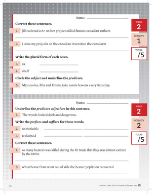 Canadian Language Activities Split Grades 7/8 $avings Bundle!