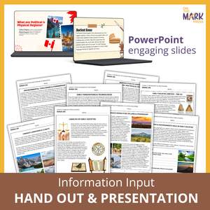 Grade 4 Ontario Social Studies Bundle -  Early Societies to 1500 CE + Political & Physical Regions of Canada (2023 Curriculum)