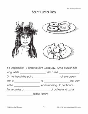Saint Lucia Day Gr. 1-3 E-Lesson Plan