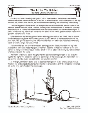 The Little Tin Soldier Fairy Tale Using Bloom'S Taxonomy  (E-Lesson