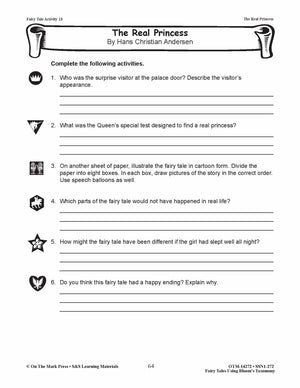 The Real Princess Fairy Tale Using Bloom'S Taxonomy