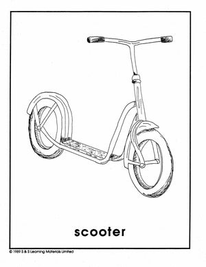 Toys: Black & White Picture Collection Grades K-8