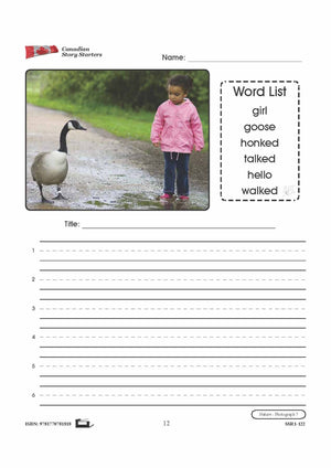 Canadian Nature Story Starters  Grades 1-3