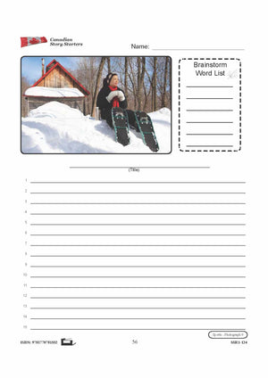 Canadian Sports Story Starters Grades 7-8