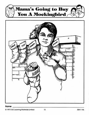 Mama's Going to Buy You A Mocking Bird Lit Link/Novel Study Grades 4-6