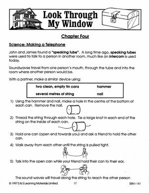 Look Through My Window Lit Link/Novel Study Grades 4-6