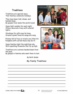 My Family Gr. 2-3 - Aligned To Common Core