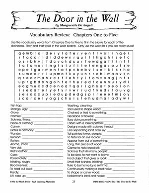 Door in the Wall Lit Link/Novel Study Grades 4-6