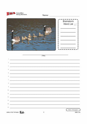 Canadian Nature Story Starters Grades 7-8