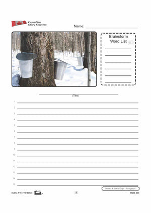 Canadian Seasons & Special Days Story Starters Grades 4-6