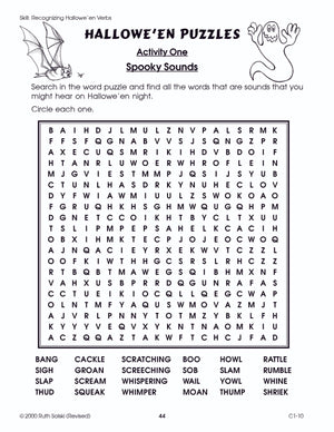 Halloween Grades 4-6