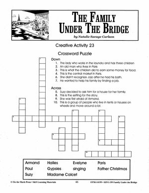 The Family Under the Bridge Lit Link/Novel Study Grades 4-6