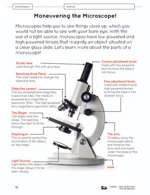 Microscopic Work e-Lesson Plan Grade 8