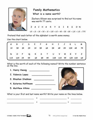 Family Mathematics Gr. 2-3 - Aligned To Common Core