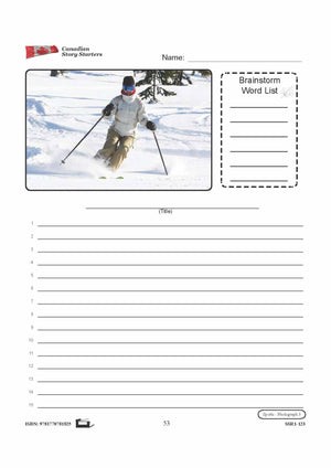 Canadian Sports Story Starters Grades 4-6