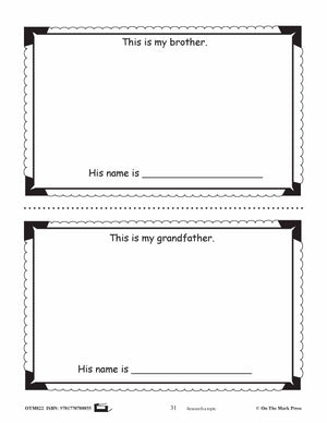 Family Photo Album Gr. 2-3 - Aligned To Common Core