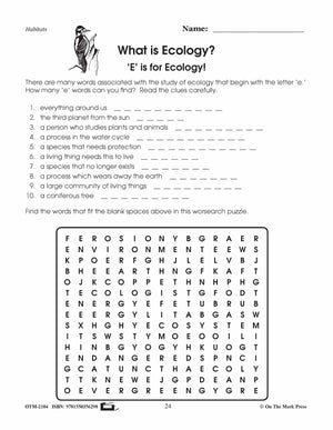 What is Ecology?  Lesson Plan Grades 4-6