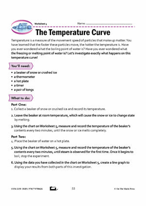 Temperature Change Grade 7 Lesson with Experiments