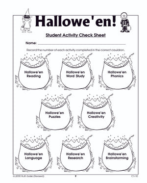 Halloween Grades 4-6