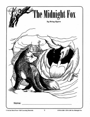 Midnight Fox, by Betsy Byars Lit Link Grades 4-6